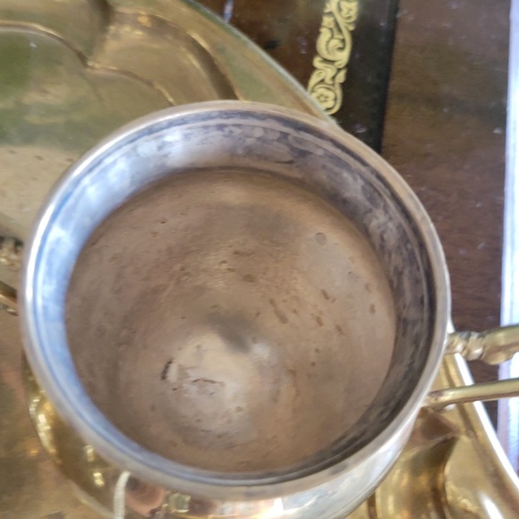 Brass Tea Set with Tray - Picture 5 of 8